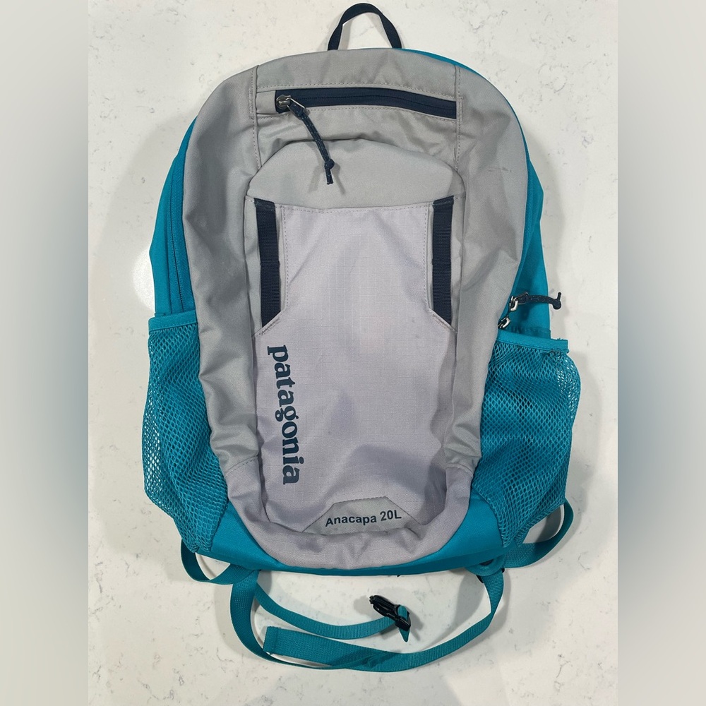 Patagonia Anacapa 20L Backpack teal gray blemished daypack hiking